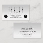 Beruflich Sound Engineer Music DJ Audio-Kontrolle Visitenkarte (Vorne/Hinten)