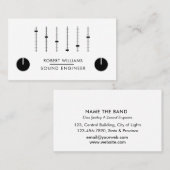 Beruflich Sound Engineer Music DJ Audio-Kontrolle Visitenkarte (Vorne/Hinten)