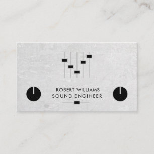 Beruflich Sound Engineer Music DJ Controller Bu Visitenkarte