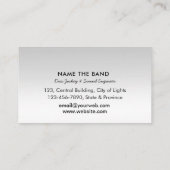 Beruflich Sound Engineer Music DJ Controller Bu Visitenkarte (Rückseite)