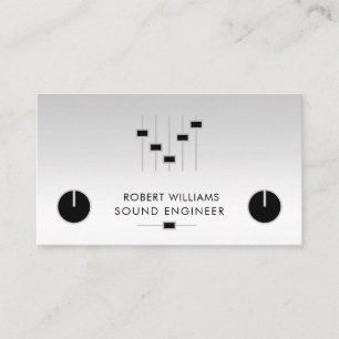 Beruflich Sound Engineer Music DJ Controller Bu Visitenkarte