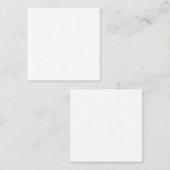 Beruflich Square 2.5"x2.5" - Benutzerdefinierte Ru Telefonnummerkarte (Vorne/Hinten)