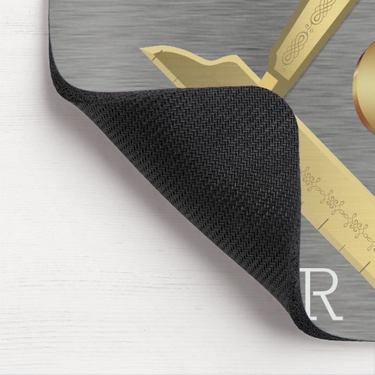 Beruflich Square und Compass Masonic Mousepad (Ecke)