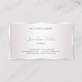 Beruflich Stilvolles modernes Design Elegante Glam Visitenkarte (Rückseite)