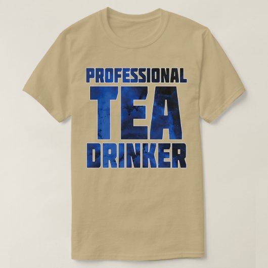 Beruflich Tee Drinker blau (Design vorne)