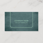 Beruflich texturierter Grüner Berater Visitenkarte (Vorderseite)