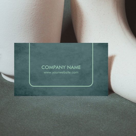 Beruflich texturierter Grüner Berater Visitenkarte