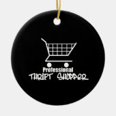Beruflich Thrift Shopper Keramik Ornament (Vorne)