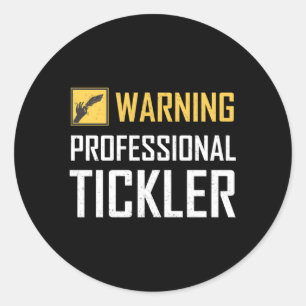 Beruflich Tickler Tickling Camp Tickle Master E Runder Aufkleber
