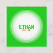 Beruflich und aktuell Persönlich Quadratische Visitenkarte (Vorderseite)