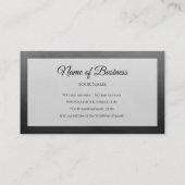 Beruflich und einfach verblasst Schlicht Visitenkarte (Rückseite)