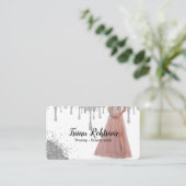 Beruflich und elegant für Brasilianer & Körperlieb Visitenkarte (Stehend Vorderseite)