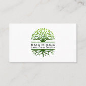Beruflich und modern Landschaftsbild Grüner Rasenb Visitenkarte (Vorderseite)