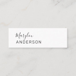 Beruflich - UNISEX Mini Visitenkarte