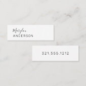 Beruflich - UNISEX Mini Visitenkarte (Vorne/Hinten)