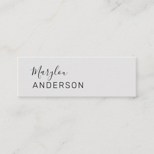 Beruflich - UNISEX Mini Visitenkarte (Vorderseite)