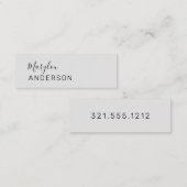 Beruflich - UNISEX Mini Visitenkarte (Vorne/Hinten)