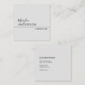 Beruflich - UNISEX Quadratische Visitenkarte (Vorne/Hinten)