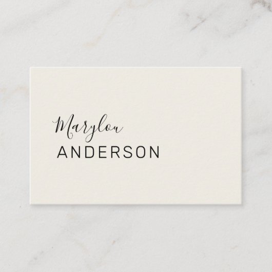 Beruflich - UNISEX Visitenkarte (Vorderseite)