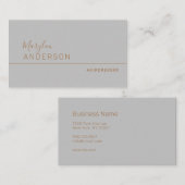 Beruflich - UNISEX Visitenkarte (Vorne/Hinten)