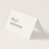 Beruflich - UNISEX Visitenkarten (Vorderseite)