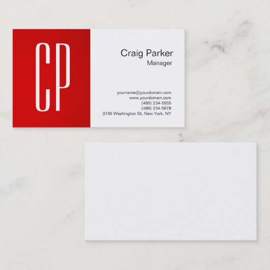 Beruflich Visitenkarte (Vorne/Hinten)