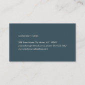 Beruflich Visitenkarte (Rückseite)