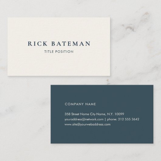 Beruflich Visitenkarte (Vorne/Hinten)