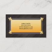 Beruflich Visitenkarte (Rückseite)