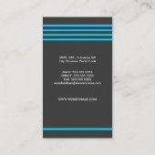 Beruflich Visitenkarte (Rückseite)