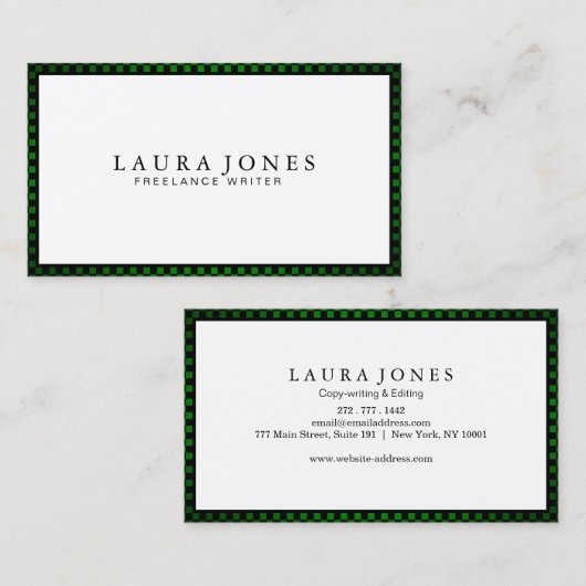 Beruflich Visitenkarte (Vorne/Hinten)