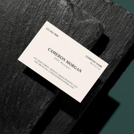 Beruflich Visitenkarte