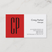 Beruflich Visitenkarte (Vorderseite)