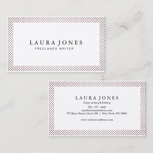 Beruflich Visitenkarte (Vorne/Hinten)