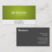 Beruflich - Visitenkarten Visitenkarte (Vorne/Hinten)