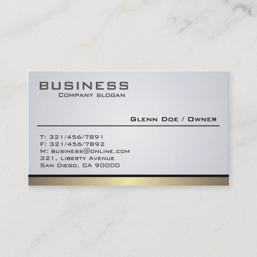 Beruflich - Visitenkarten Visitenkarte (Vorderseite)