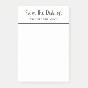 Beruflich vom Schreibtisch des Personalisierten Post-it Klebezettel