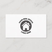 Beruflich Weiß reden wir über echtes Anwesen Visitenkarte (Rückseite)