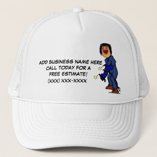 Beruflich Welder Ad Truckerkappe (Vorderseite)