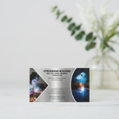 Beruflich Welder Visitenkarte (Stehend Vorderseite)