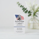 Beruflich Welder Visitenkarte (Stehend Vorderseite)