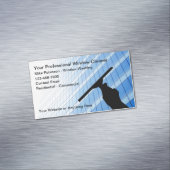 Beruflich Window Cleaner Office Magnetische Visitenkarte (Beispiel)