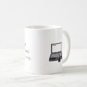 Beruflich Writer-Tasse Kaffeetasse (VorderseiteRechts)