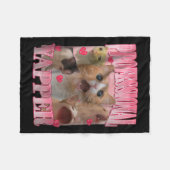 Beruflich Yapper Cat Funny Odly spezifische Aufgab Fleecedecke (Vorderseite (Horizontal))