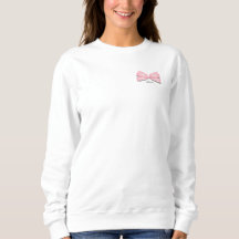 Beruflich Yapper Y2K Pink Bow Sweat Shirt