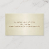 Beruflich Yoga Studio Sun Moon Visitenkarte (Rückseite)