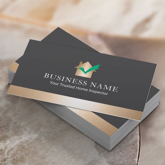 Beruflich Zuhause Real Anwesen Inspection Visitenkarte