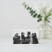 Berufliche 3-Foto-Skriptfotografie Visitenkarte (Stehend Vorderseite)