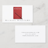 Berufliche Abdeckung der roten Art Visitenkarte (Vorne/Hinten)