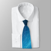 Berufliche Abstimmung Blue Glitzer Ombre Glitzern Krawatte (Gebunden)